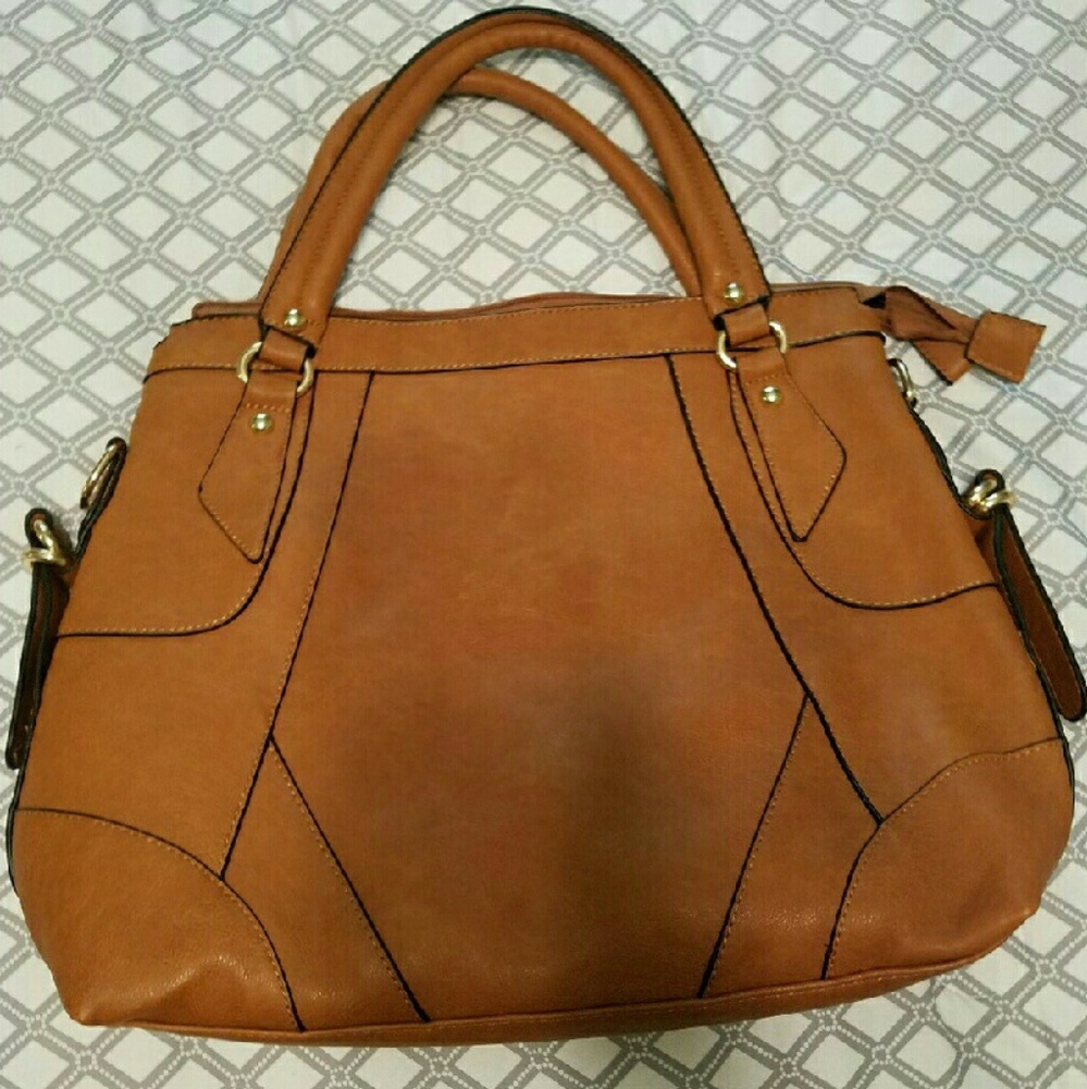 NWOT Chesnut PU Leather Tote